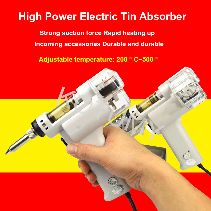 ポータブル電動真空はんだ吸い取りポンプ、はんだ吸い取り機、加 - Desoldering Gun Vacuum Electric のレビューと価格