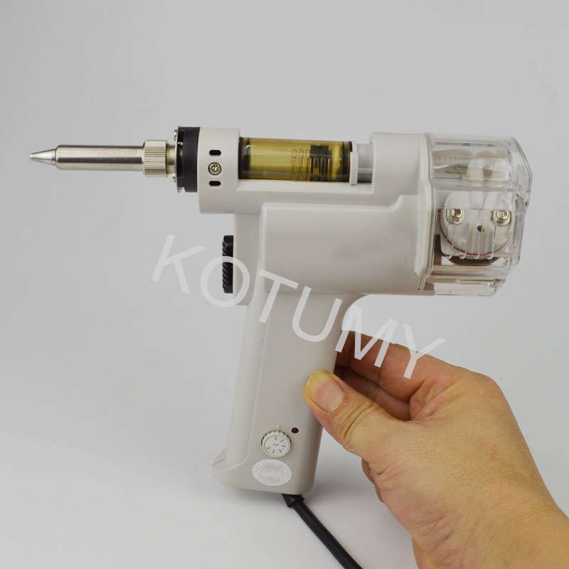 ポータブル電動真空はんだ吸い取りポンプ、はんだ吸い取り機、加 - Desoldering Gun Vacuum Electric のレビューと価格