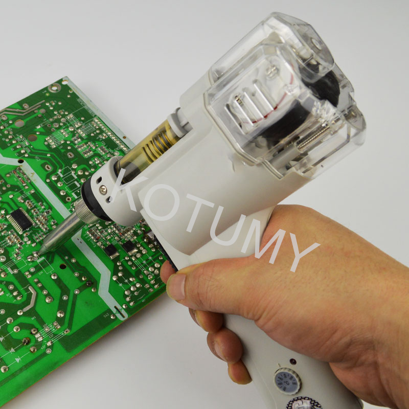 ポータブル電動真空はんだ吸い取りポンプ、はんだ吸い取り機、加 - Desoldering Gun Vacuum Electric のレビューと価格